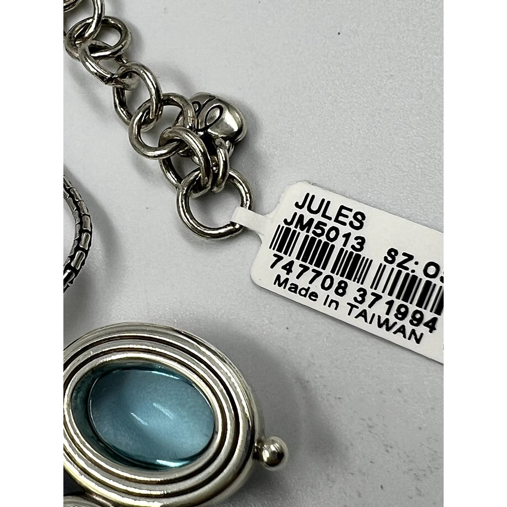 Brighton Jules Blue Crystals Pendant Necklace Silver - Picture 5 of 5